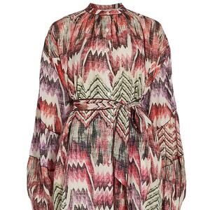 Chufy Pia Blouson Sleeve Minidress Calvi Pink XS